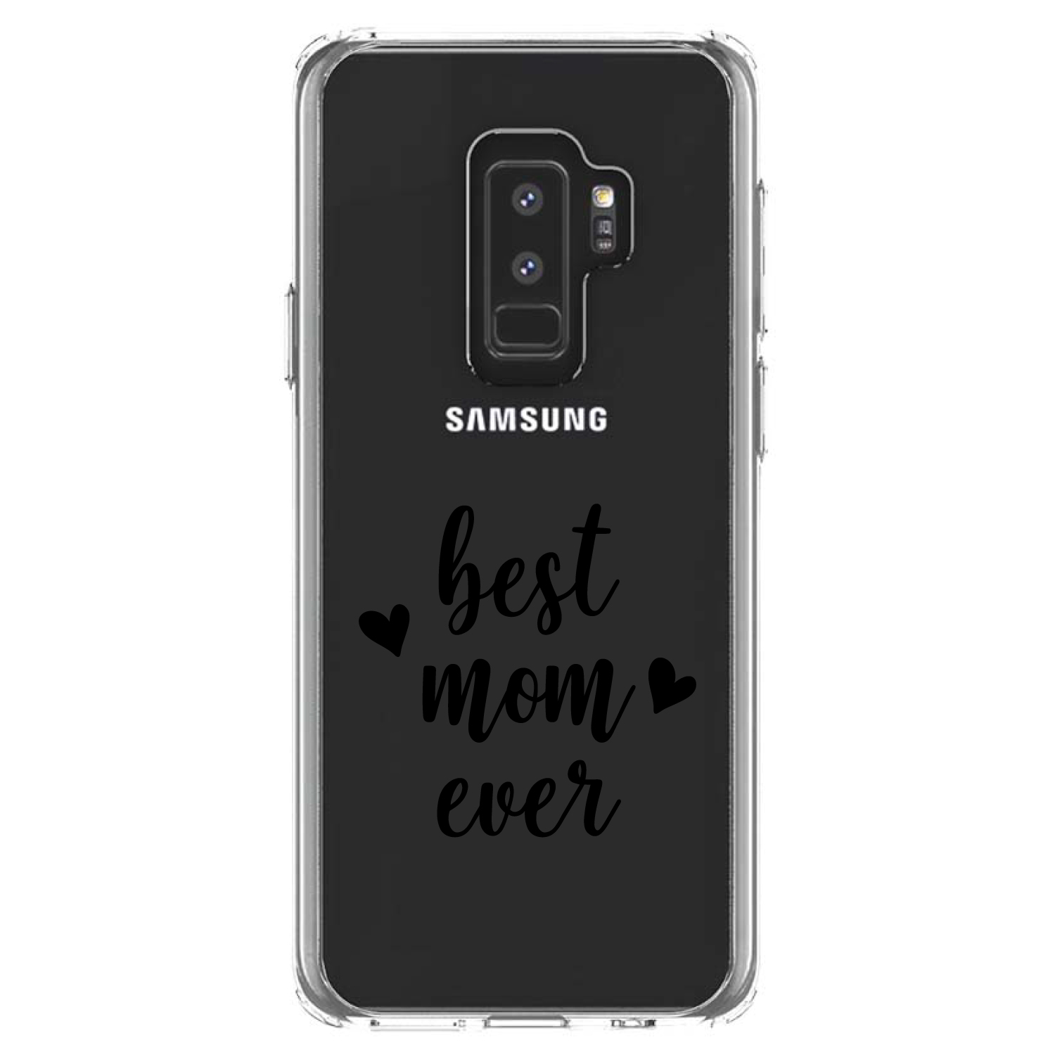 Clear Case for Galaxy S (Pick Model) best mom ever lowercase hearts - Picture 12 of 12