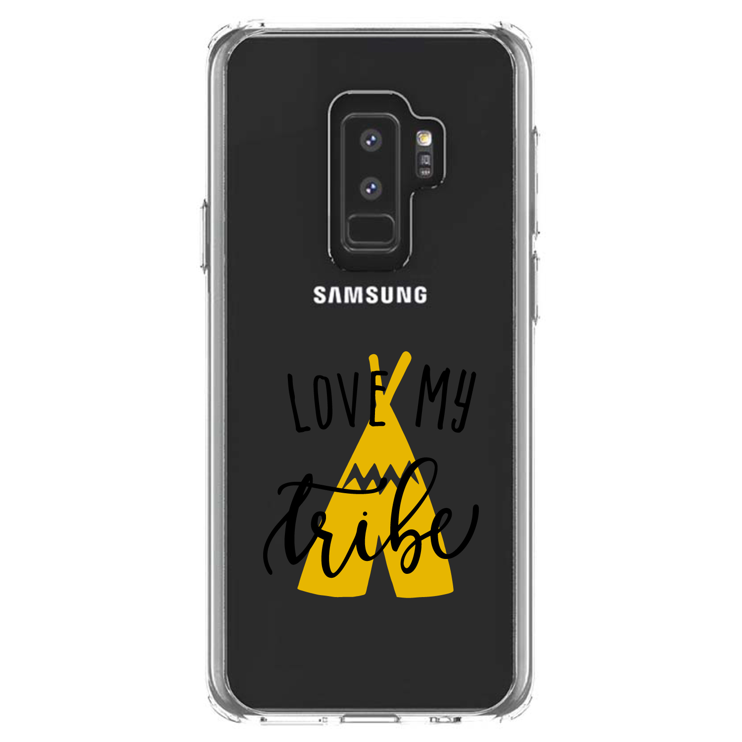 Funda Transparente para Galaxy S (Elige Modelo) Love My Tribe Tipi Amarillo - Imagen 12 de 12