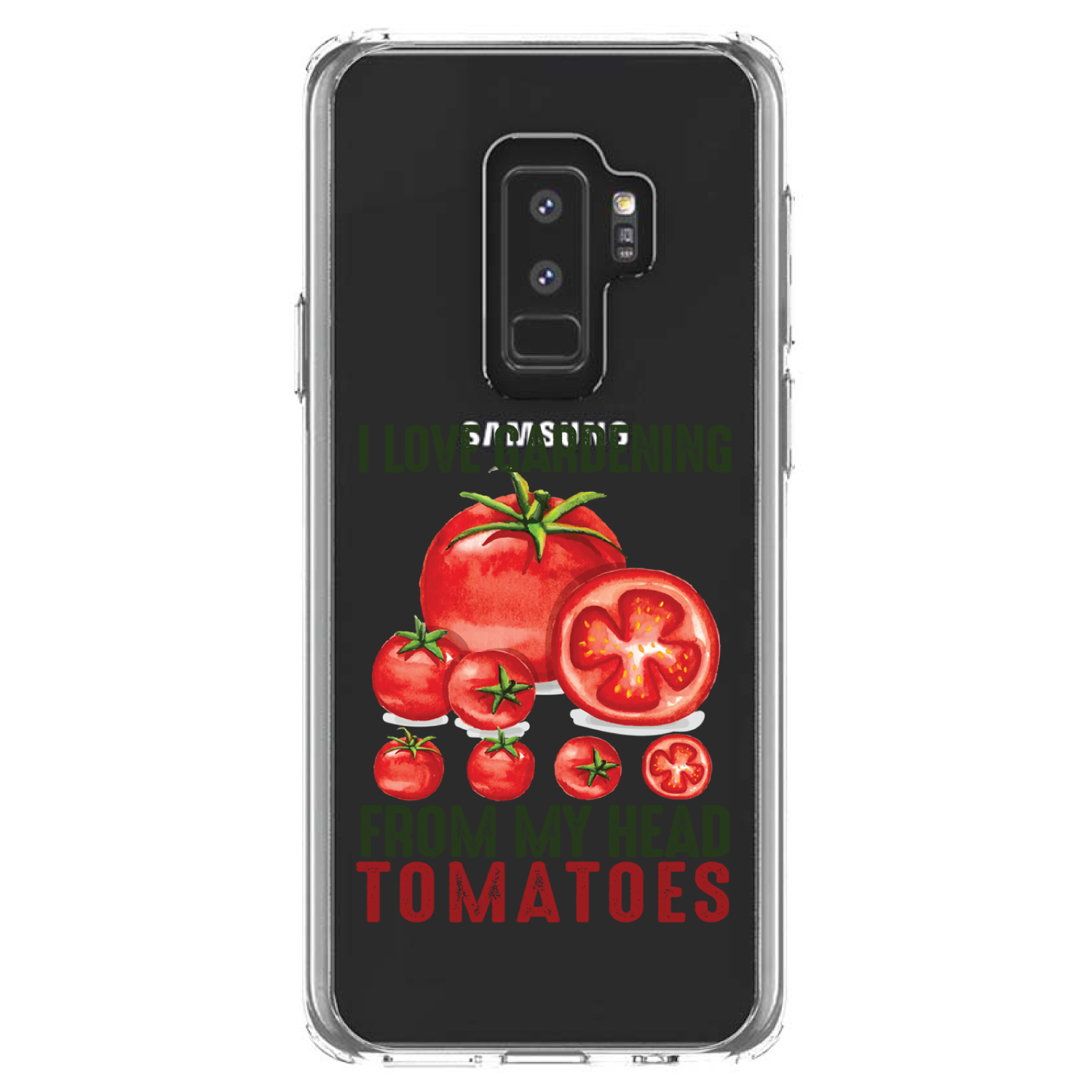 Funda Transparente para Galaxy S (Elige Modelo) I Love Gardening from My Head Tomatoes - Imagen 12 de 12