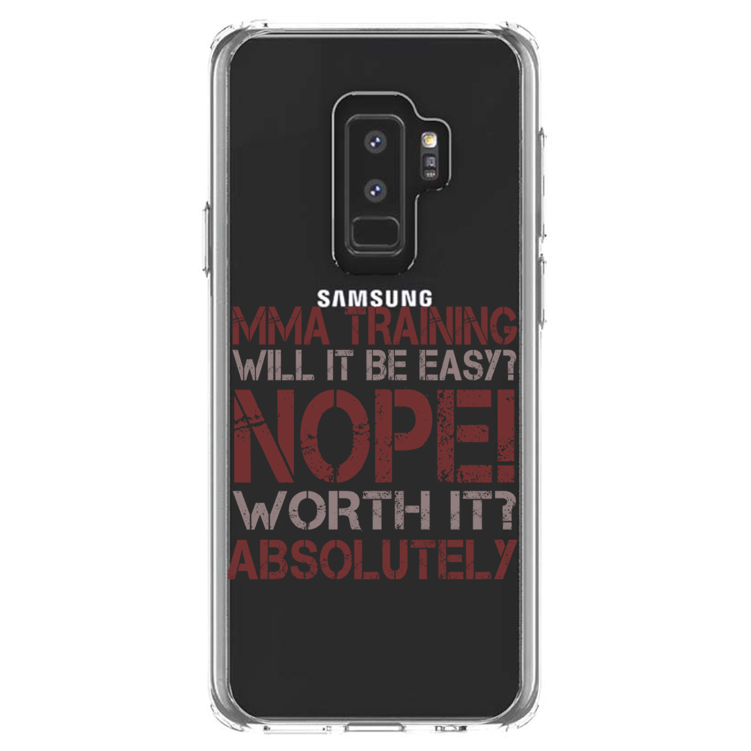 Funda transparente para Galaxy S (elige modelo) MMA entrenamiento fácil? Nope! Vale la pena! - Imagen 12 de 12