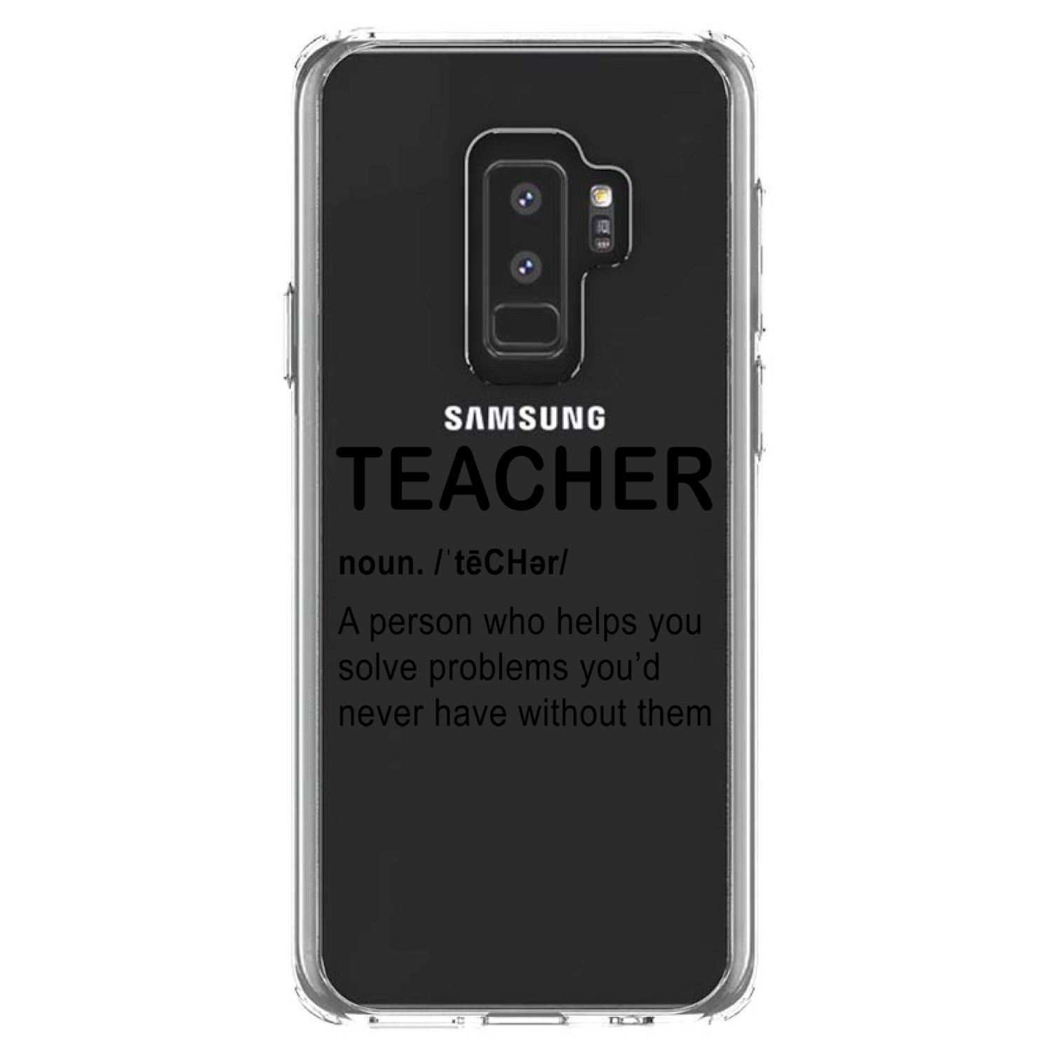 Clear Case für Galaxy S (Modell auswählen) Lehrer Definition löst Probleme - Bild 12 von 12