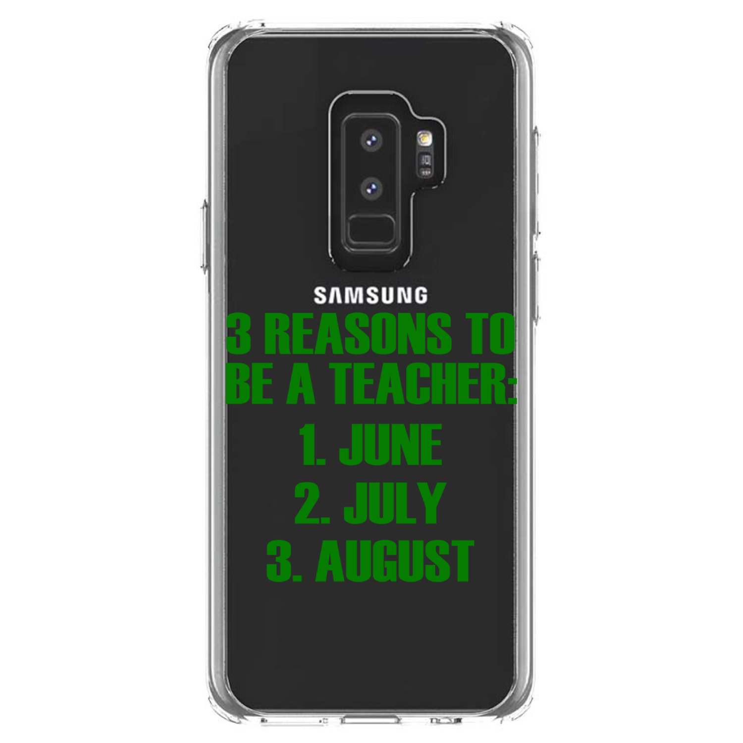 Funda Transparente para Galaxy S (Elige Modelo) Razones para Ser Profesor Junio Julio Agosto - Imagen 12 de 12