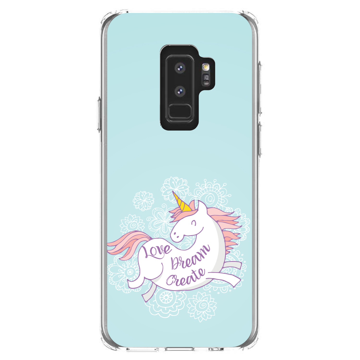 Clear Case for Galaxy S (Pick Model) Unicorn Love / Dream / Create - Picture 12 of 12