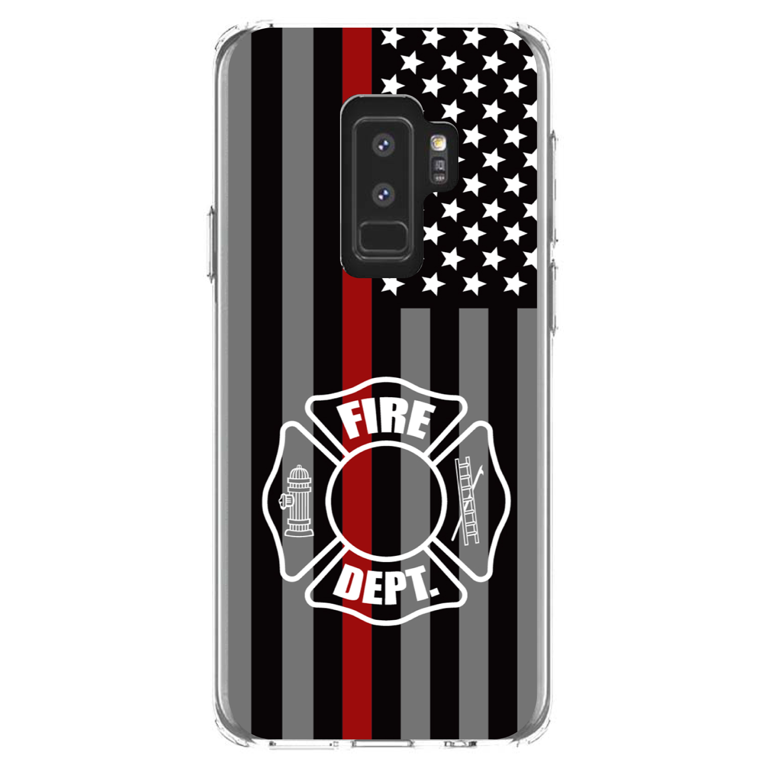 Clear Case for Galaxy S (Pick Model) FD Thin Red Line - Picture 12 of 12