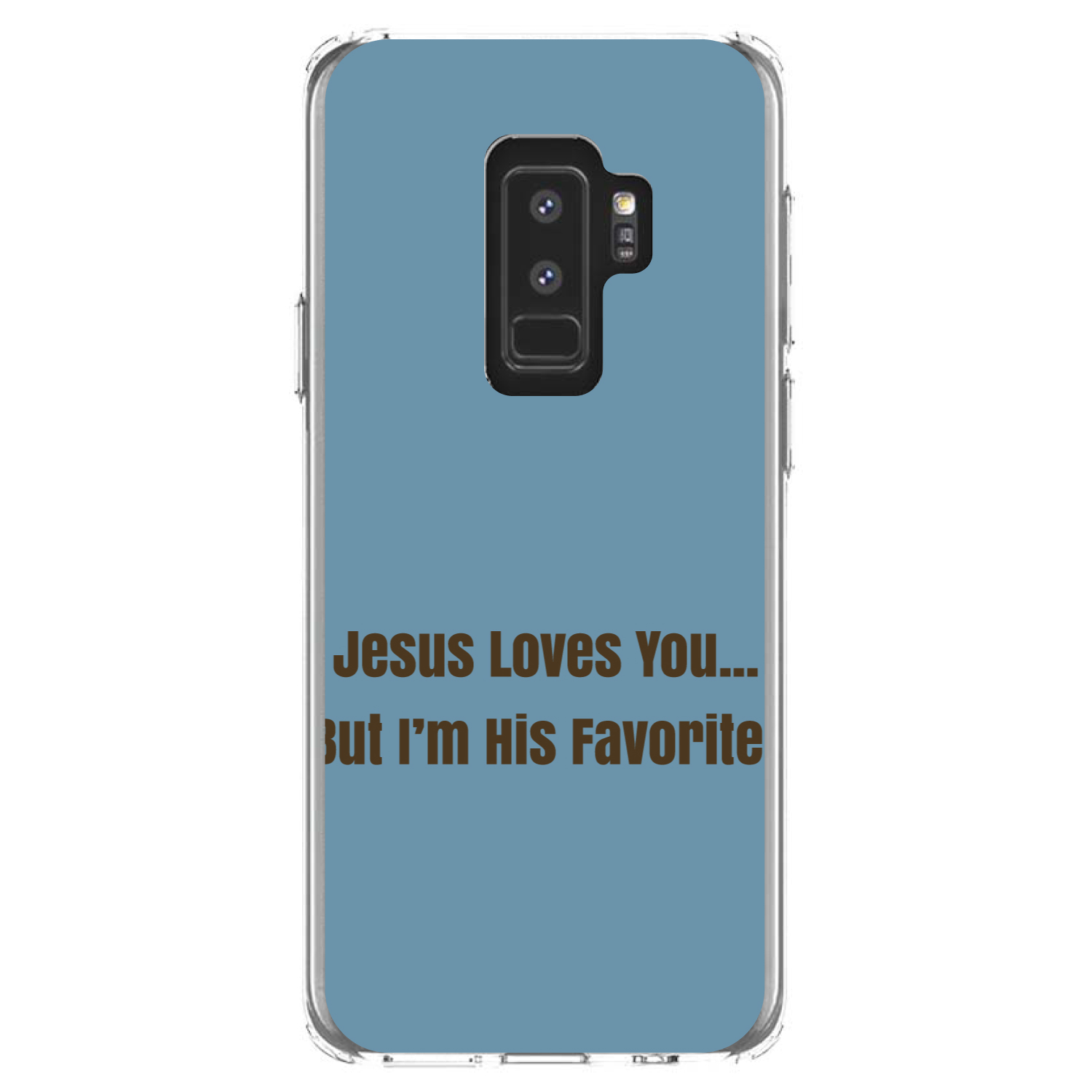 Clear Case for Galaxy S (Pick Model) Jesus Loves You But I'm Favorite - Picture 12 of 12