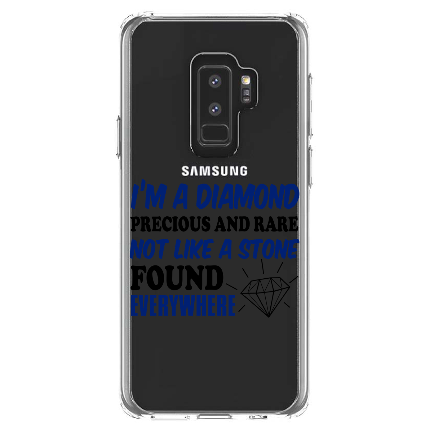 Estuche transparente para Galaxy S (elige modelo) I'm a Diamond precioso raro no en todas partes - Imagen 12 de 12