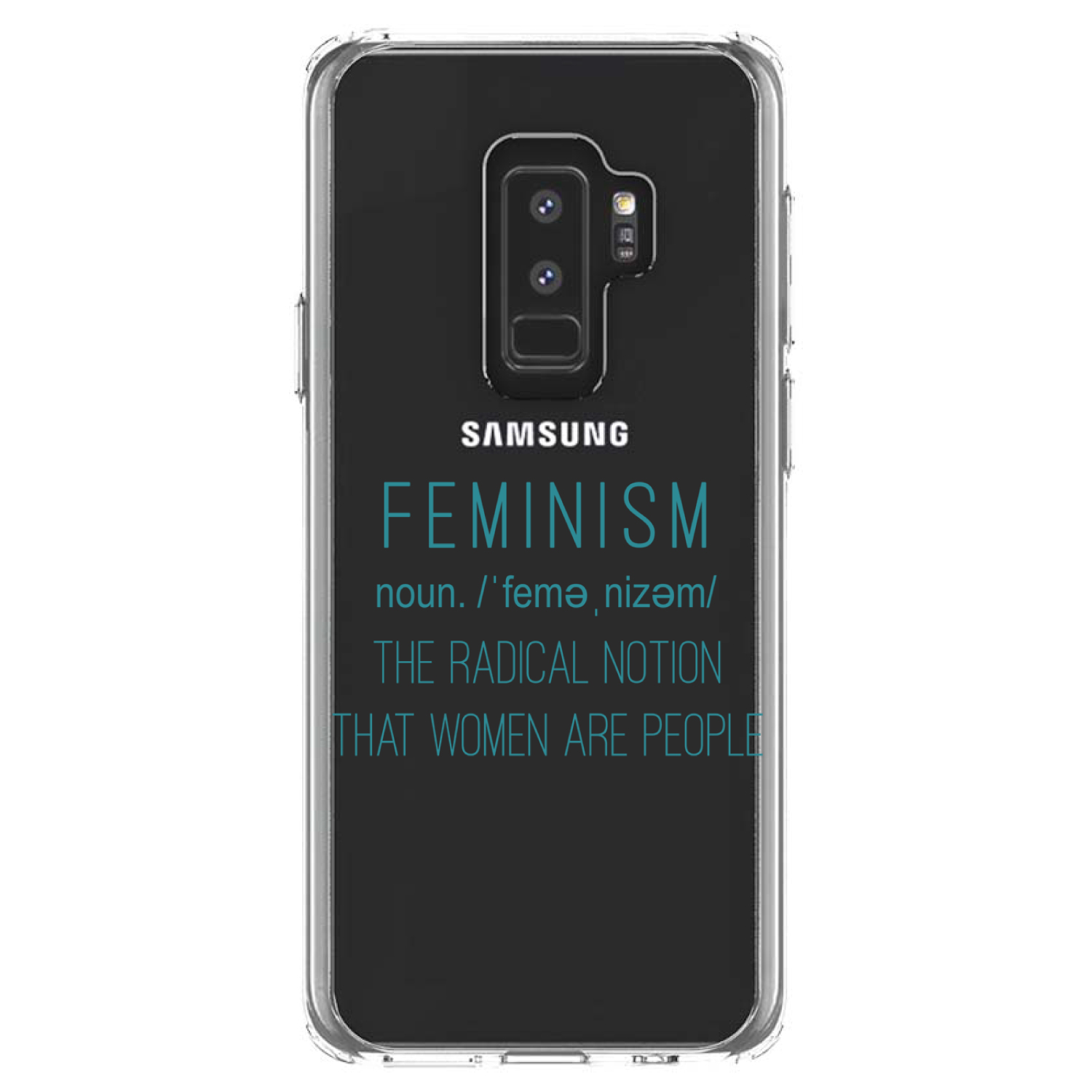 Clear Case for Galaxy S (Pick Model) Feminism Definition Women Are People - Picture 12 of 12