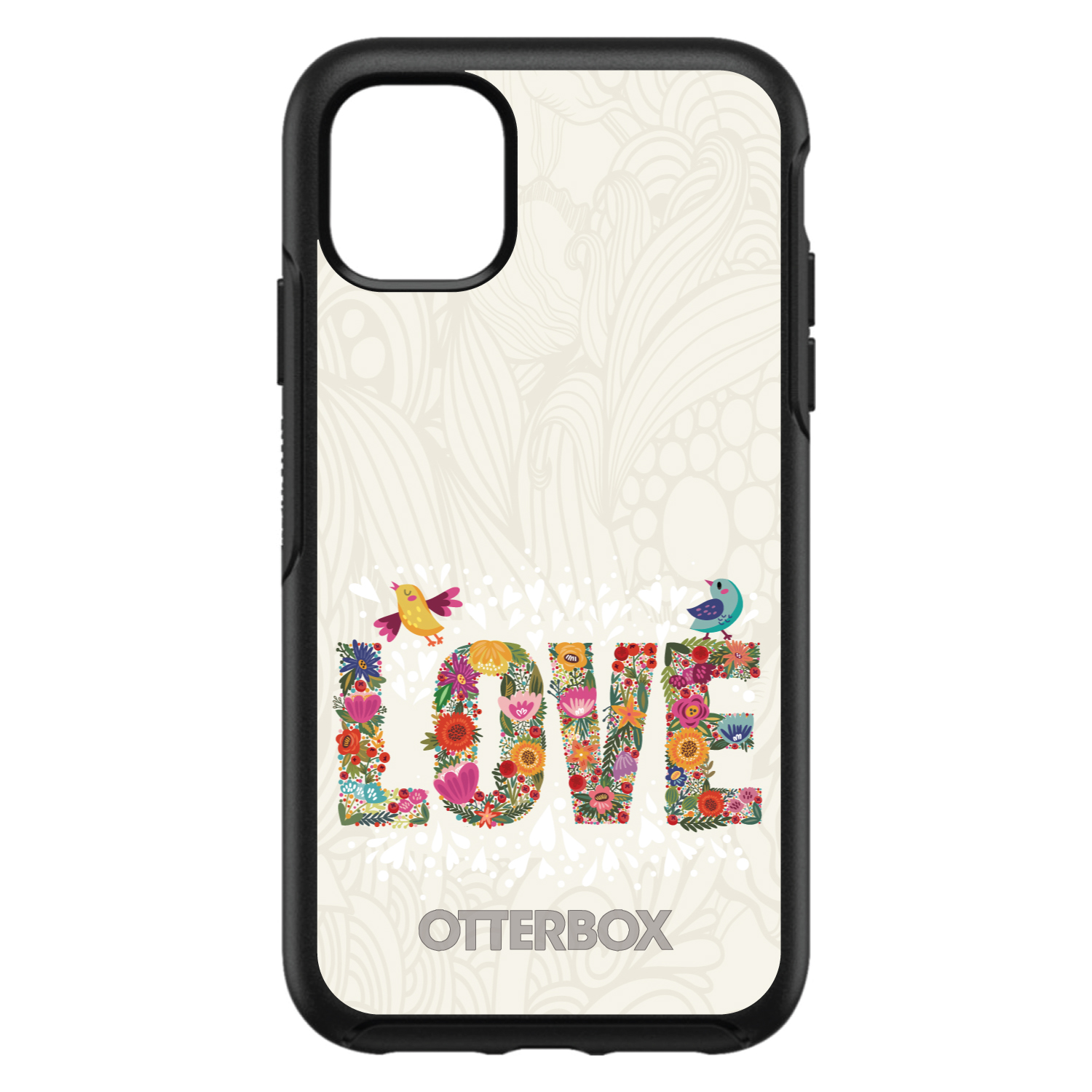OtterBox Symmetry für Apple iPhone (Modell auswählen) Floral LOVE Birds - Bild 7 von 20