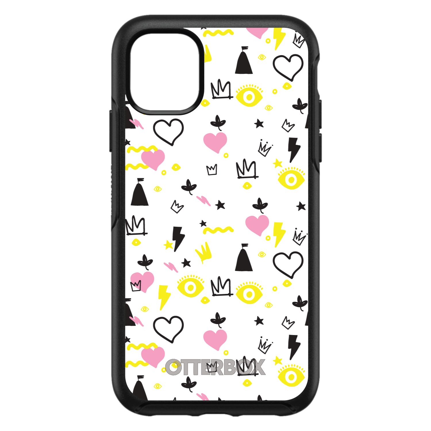 OtterBox Simetría para Apple iPhone (Elige Modelo) Corona Corazones Castillo Rosa Amarillo - Imagen 7 de 20