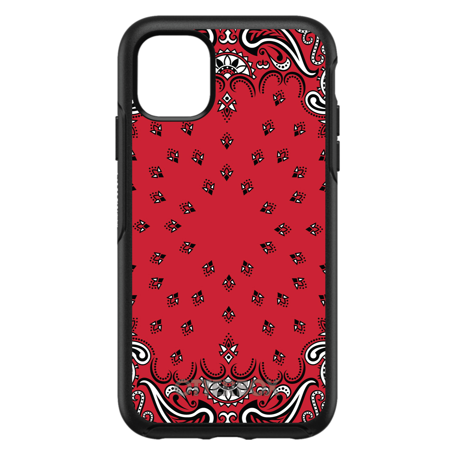 OtterBox Simetría para Apple iPhone (Elige Modelo) Bandana Print Rojo, Negro, Blanco - Imagen 7 de 20