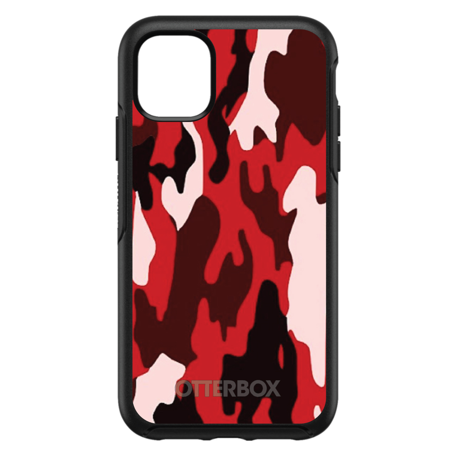 Simetría OtterBox para Apple iPhone (Elige Modelo) - Rojo Negro Camuflaje - Imagen 7 de 20