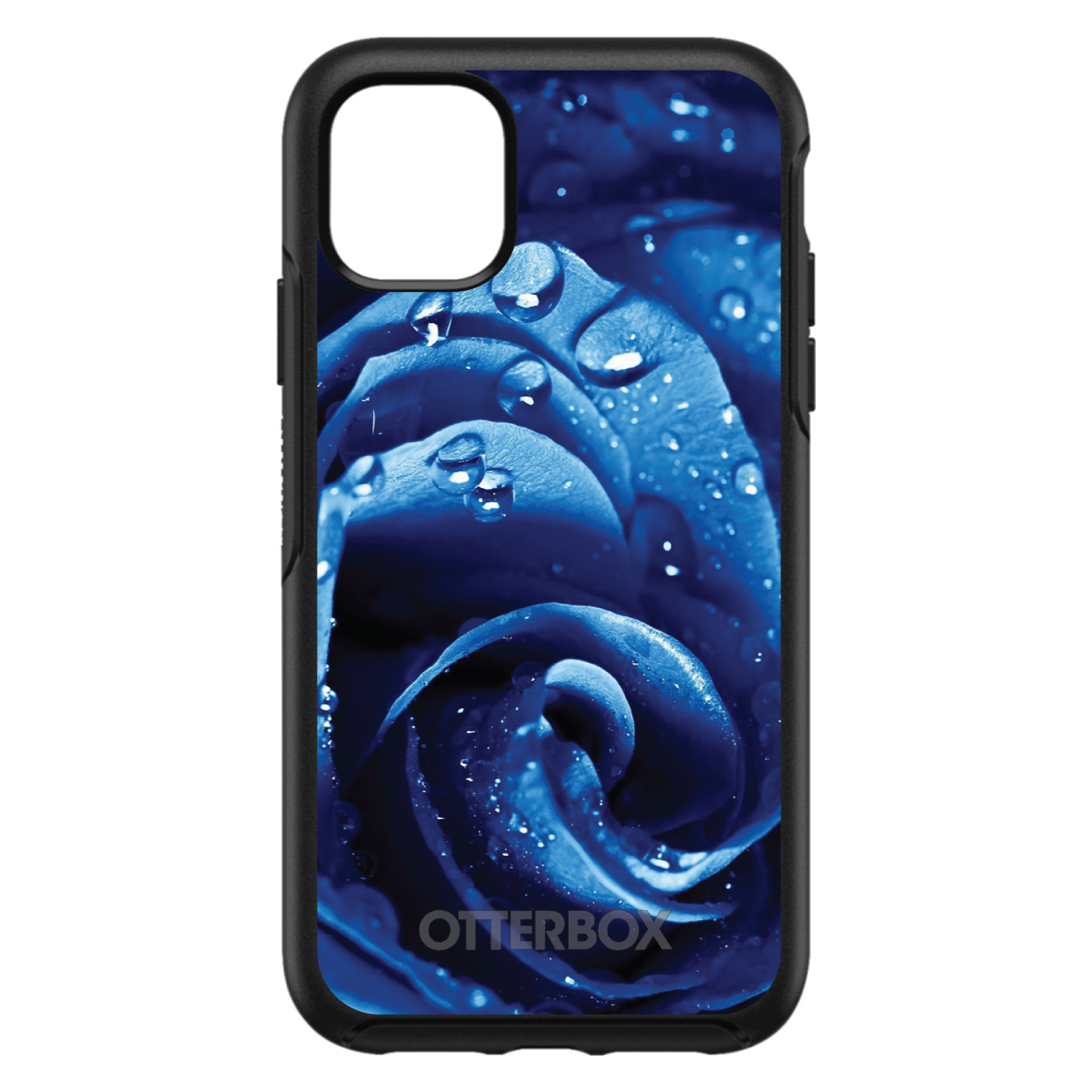 OtterBox Symmetry for Apple iPhone (Pick Model) - Blue Dew Covered Rose - Picture 7 of 20