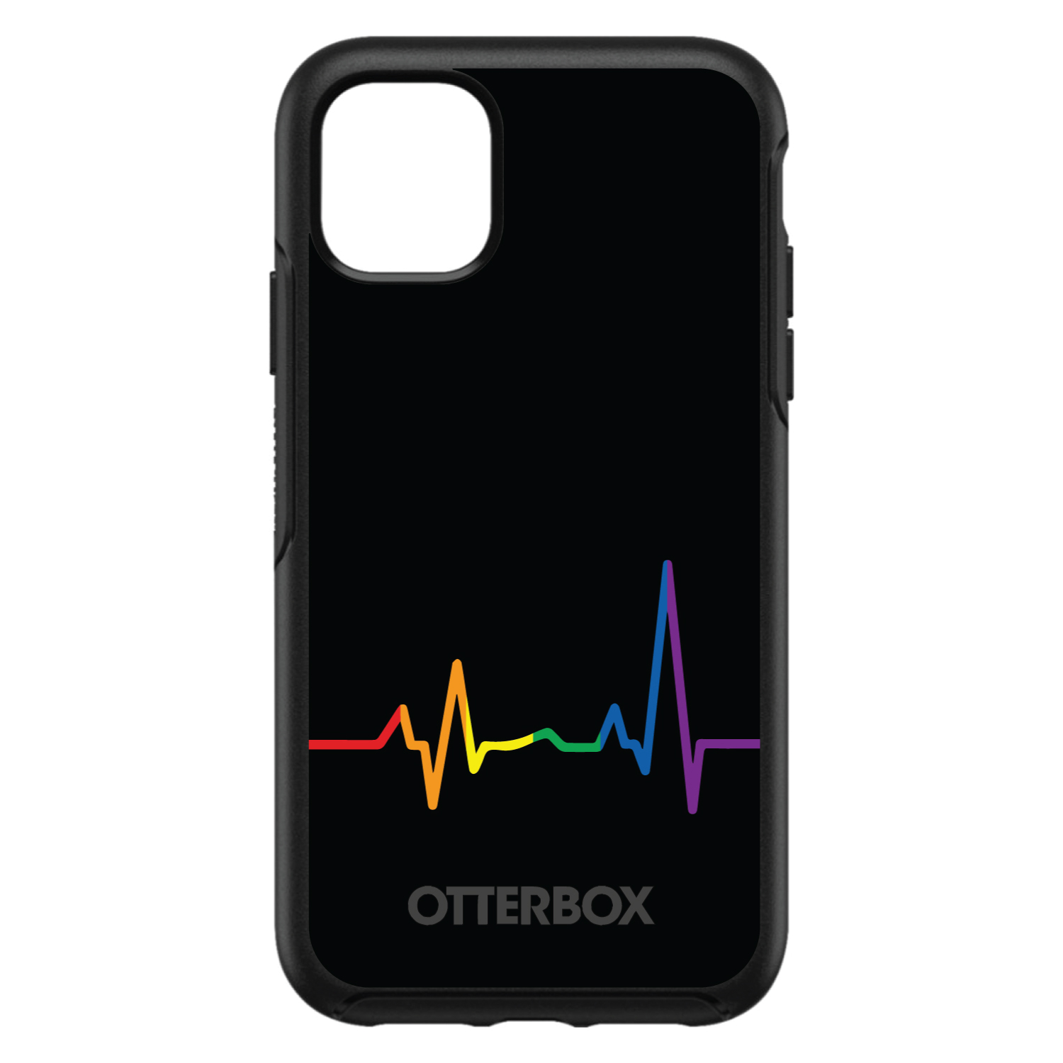 OtterBox Symmetry for Apple iPhone (Pick Model) Rainbow Pulse Heart Beat