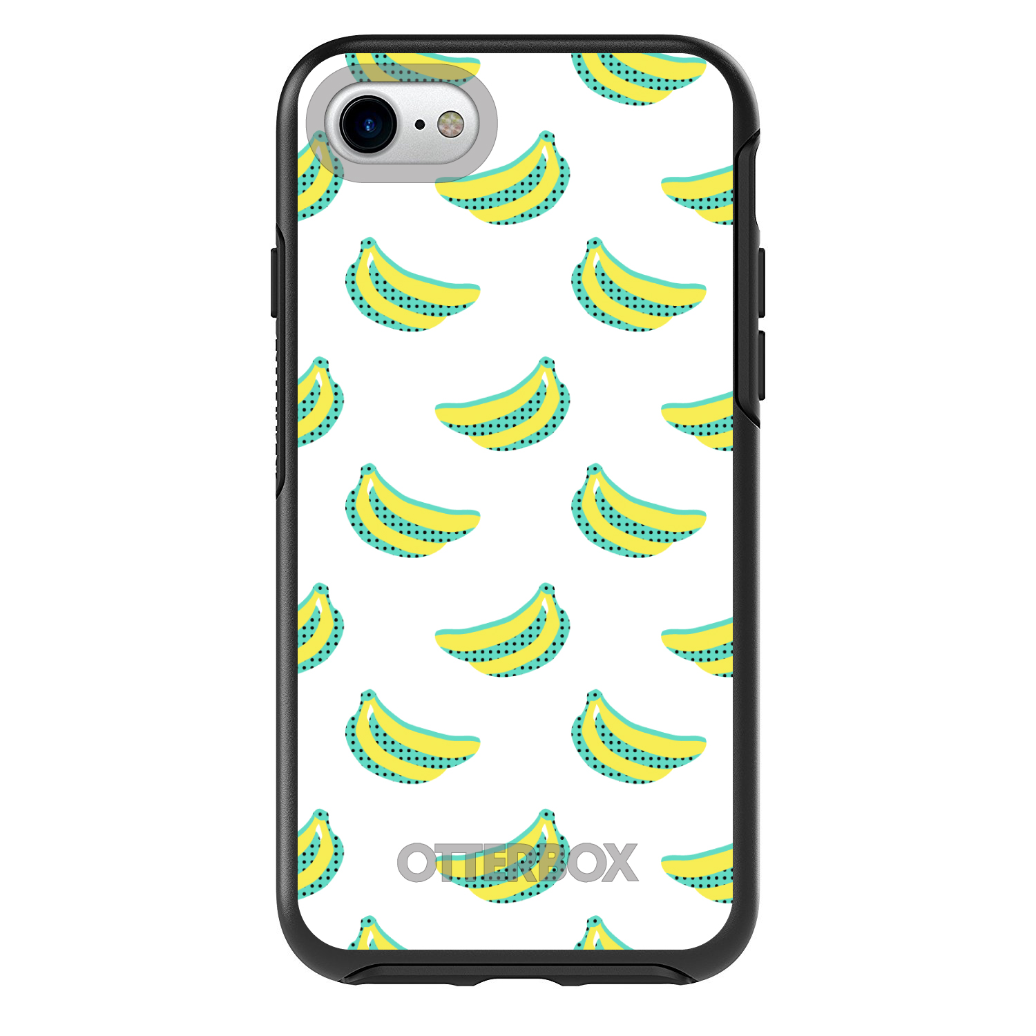 OtterBox Symmetry for Apple iPhone (Pick Model)  - Banana Pattern - Yellow - Picture 2 of 20