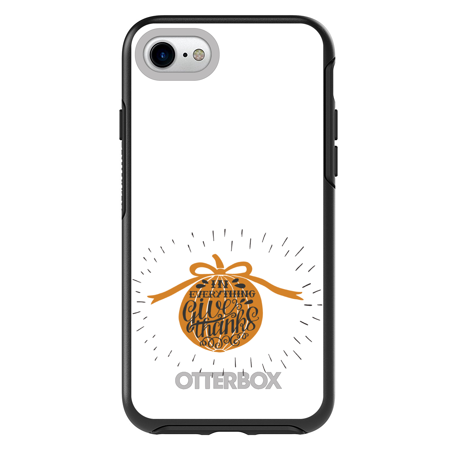 Simetría OtterBox para Apple iPhone (Elige modelo) Todo gracias - Blanco naranja - Imagen 2 de 20