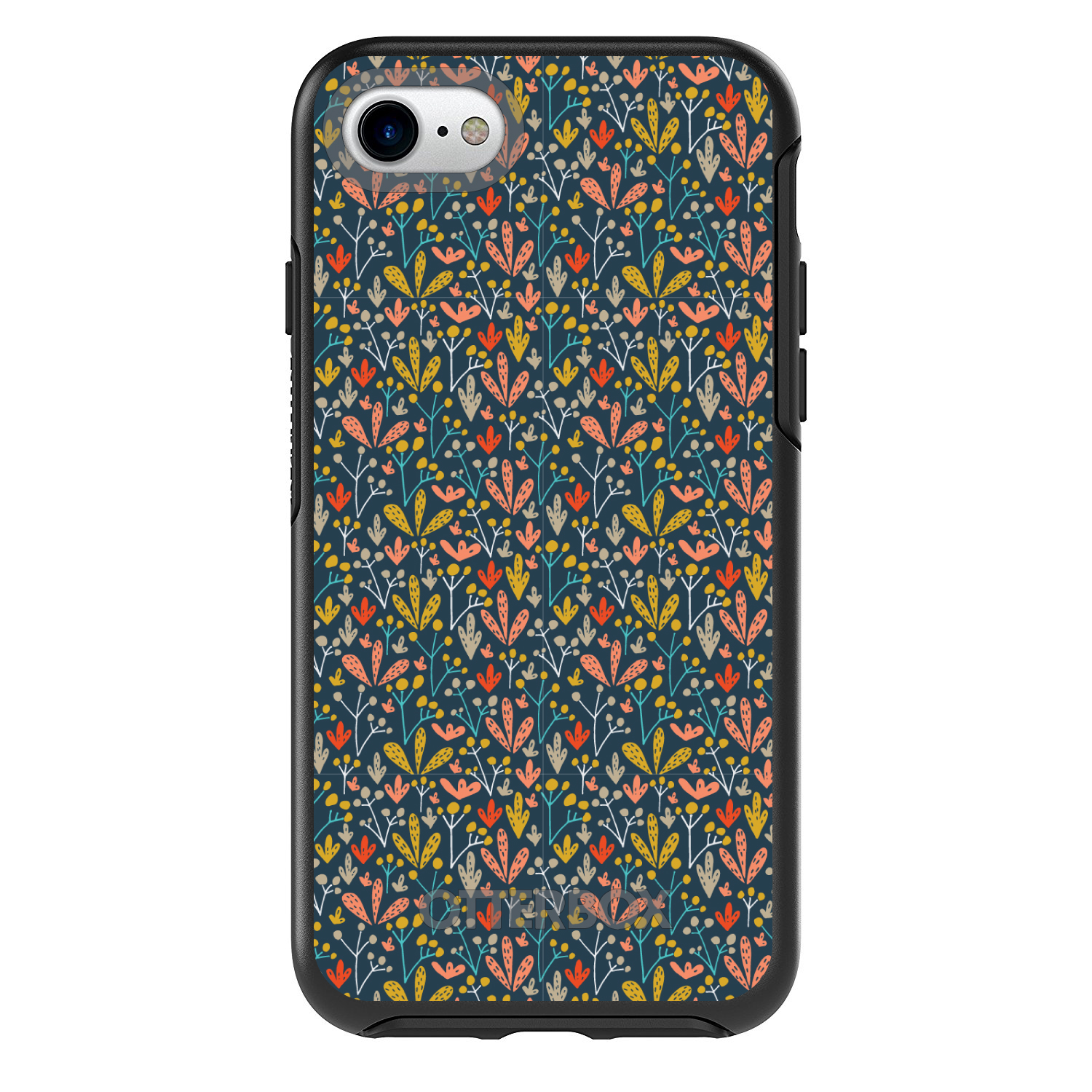 OtterBox Symmetry for Apple iPhone (Pick Model) - Navy Yellow Teal - Picture 2 of 20