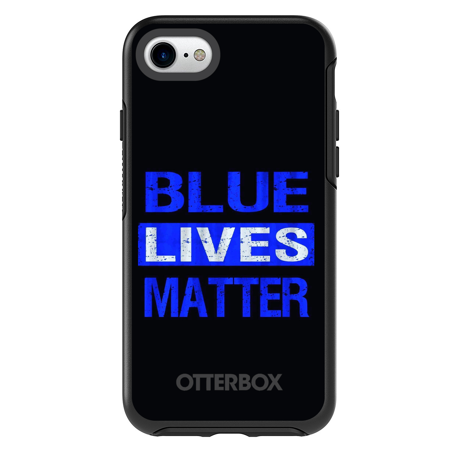 OtterBox Symmetry für Apple iPhone (Modell auswählen) - Blue Lives Matter Law Enfrcmnt - Bild 2 von 20