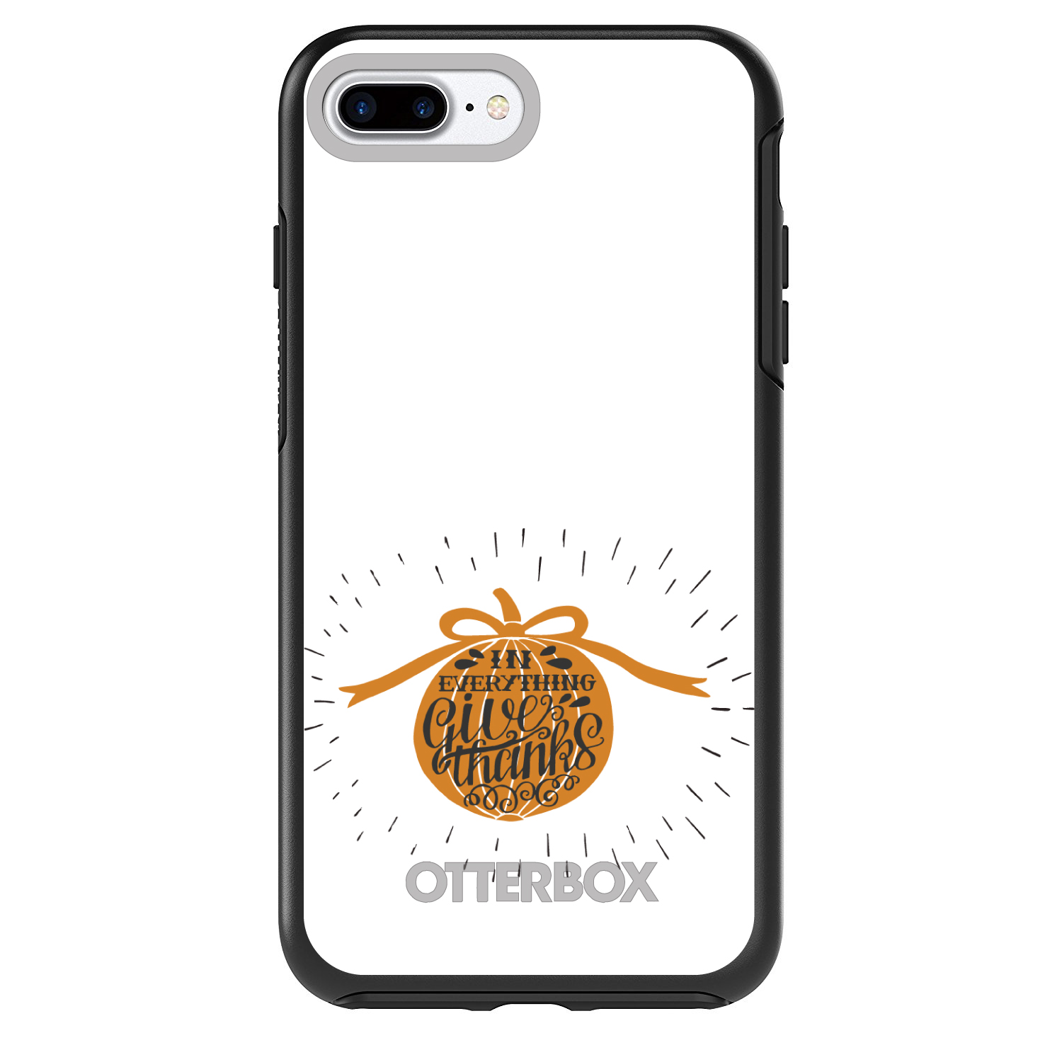 Simetría OtterBox para Apple iPhone (Elige modelo) Todo gracias - Blanco naranja - Imagen 3 de 20