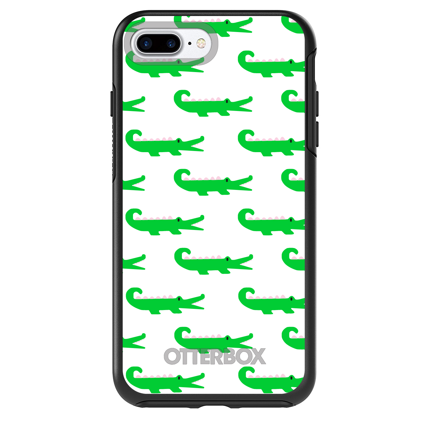 OtterBox Symmetry for Apple iPhone (Pick Model) - Green White Alligators - Picture 3 of 20