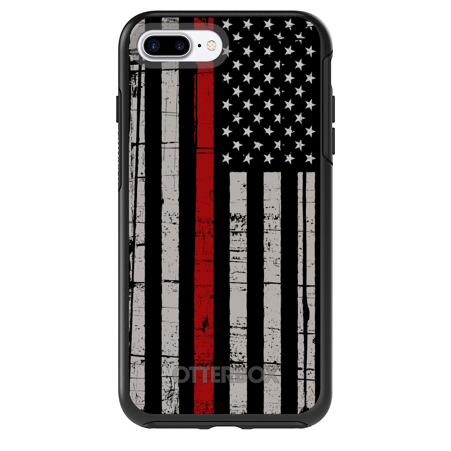 OtterBox Symmetry for Apple iPhone (Pick Model) - Weathered Thin Red Line - Picture 3 of 20