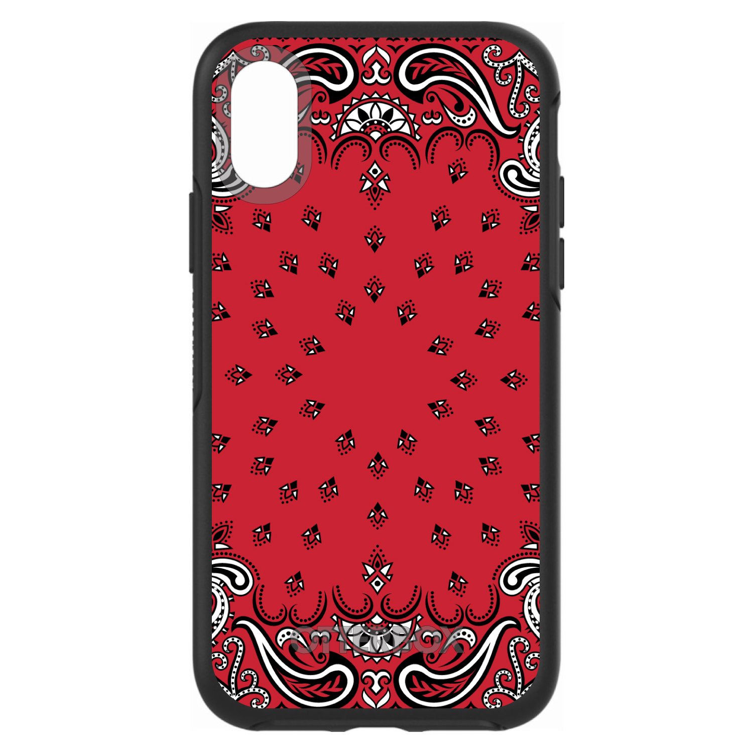 OtterBox Simetría para Apple iPhone (Elige Modelo) Bandana Print Rojo, Negro, Blanco - Imagen 4 de 20