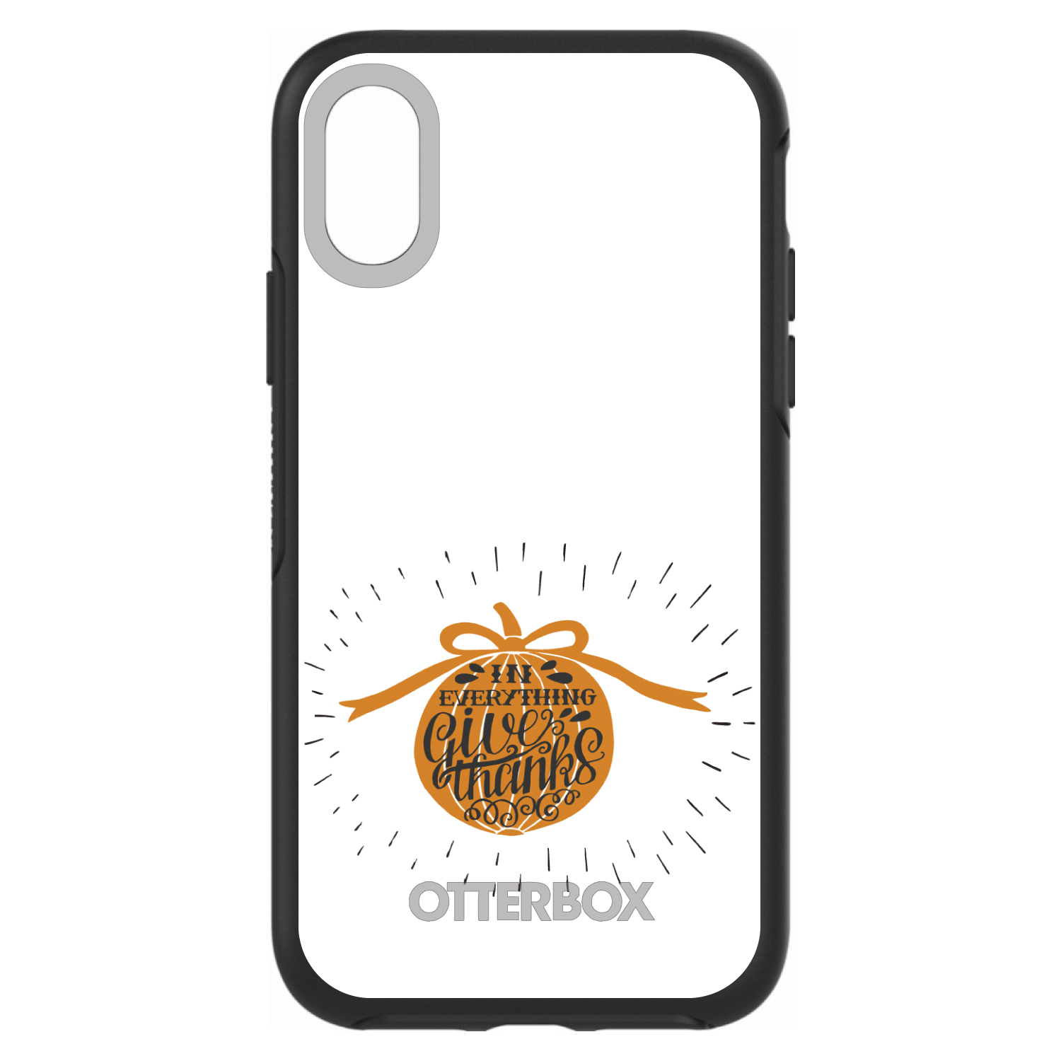 Simetría OtterBox para Apple iPhone (Elige modelo) Todo gracias - Blanco naranja - Imagen 4 de 20