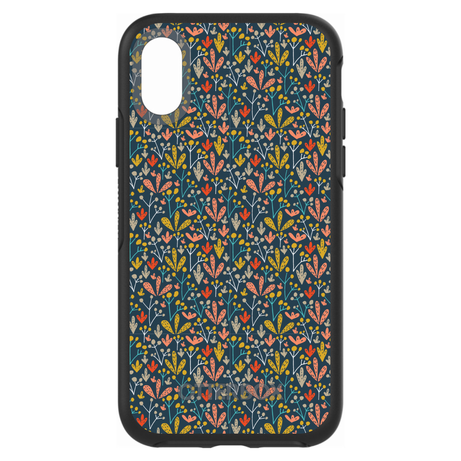 OtterBox Symmetry for Apple iPhone (Pick Model) - Navy Yellow Teal - Picture 4 of 20