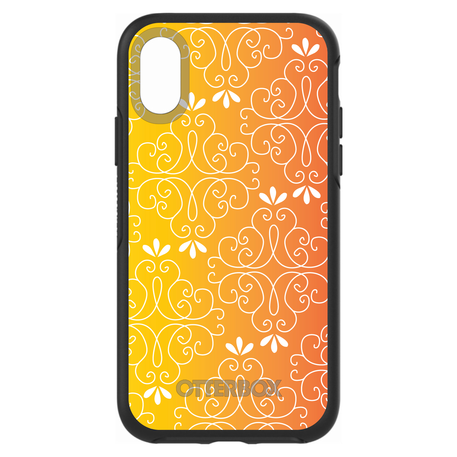 OtterBox Simetría para Apple iPhone (Elige Modelo) - Amarillo Naranja Rojo Degradado - Imagen 4 de 20